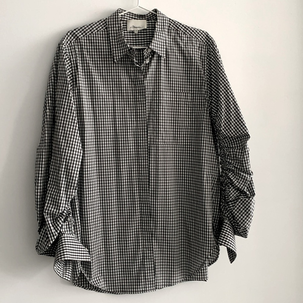 Phillip Lim Gathered Sleeve Shirt